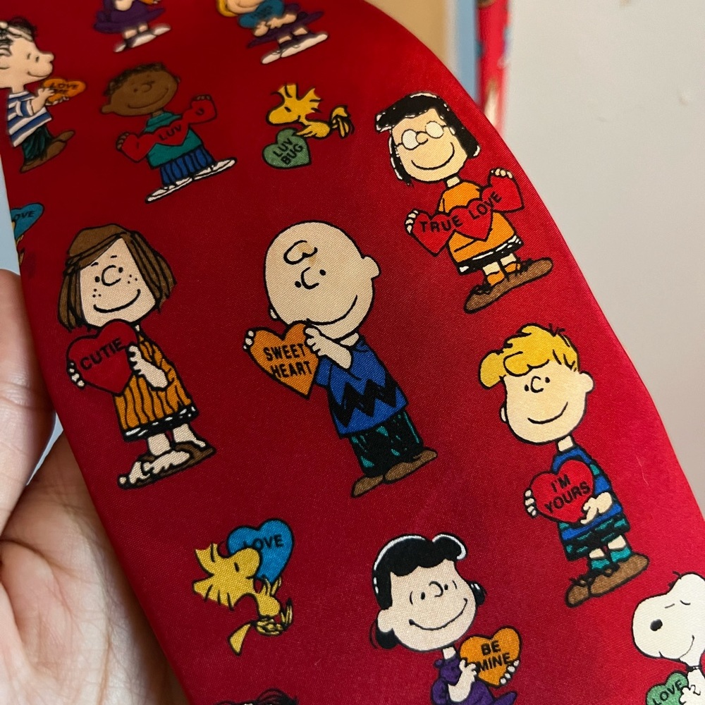 Peanut Silk Necktie 90s